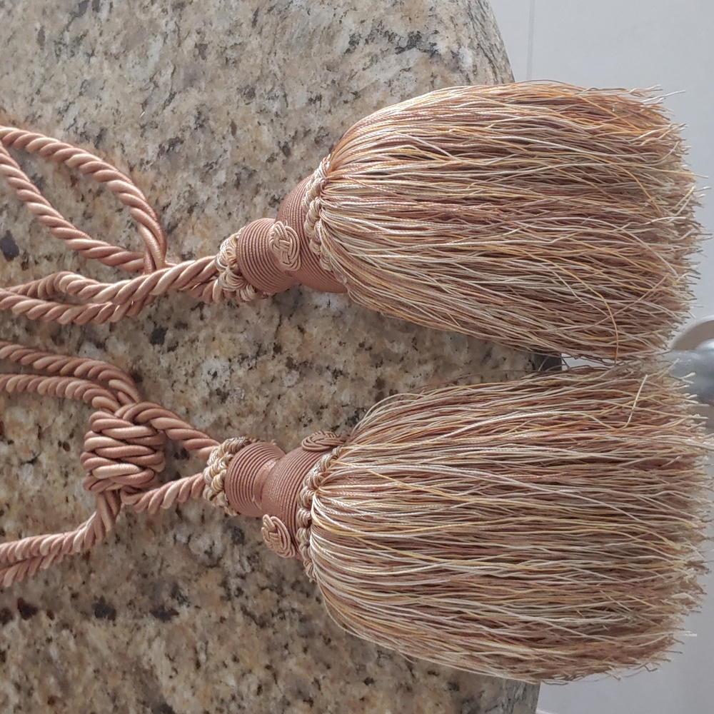 Gold tassel for curtain